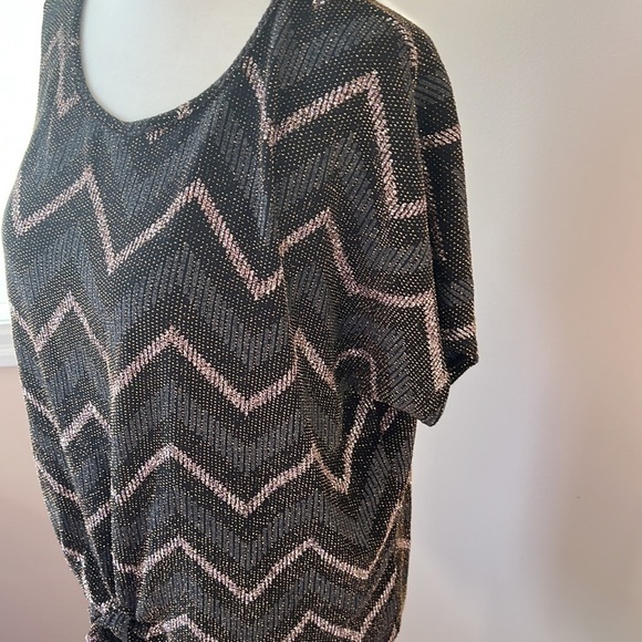 Mercer & Madison L Beaded Short Sleeve Top - Picture 3 of 7